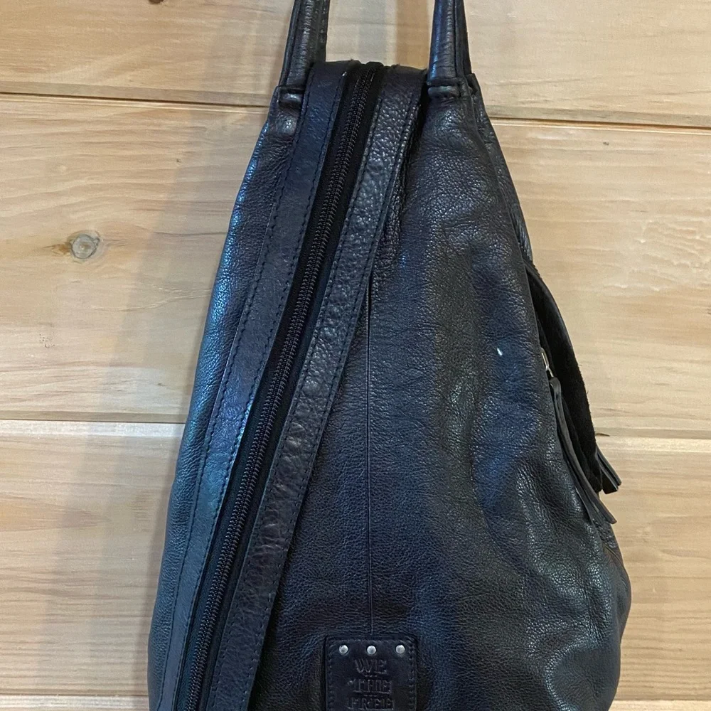 FREE PEOPLE We the Free Leather Backpack MSRP $128